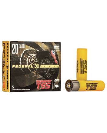 Federal PTSSX259F9 Premium Turkey Heavyweight TSS 20Gauge 3" 1 1/2oz 9Shot 5 Per Box/50 Case