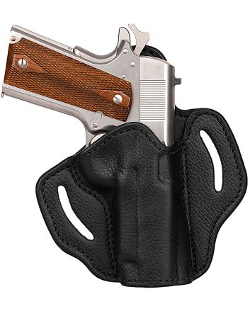 1791 Gunleather UCBH1SNSBR Ultra CustomOWB Size 1S Night Sky Black Leather Belt Slide Fits 1911 4" Right Hand