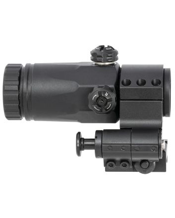 Meprolight USA 8014000400 MX3-F Magnifier Black 3 x 1.06" Push Button Flip to Side