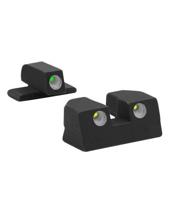 Meprolight USA 101103201 Tru-DotGreen Tritium White Outline Front Sight-Yellow Tritium White Outline Rear Sight Sig Sauer P-Series P226/P320