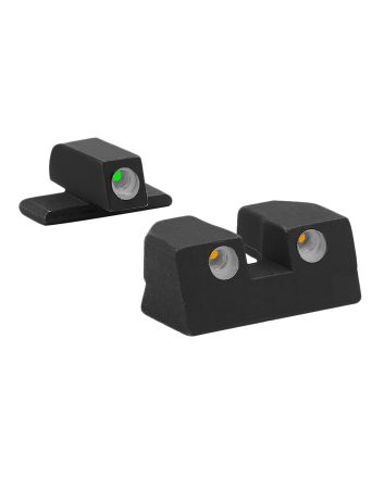 Meprolight USA 101103301 Tru-DotGreen Tritium White Outline Front Sight-Orange Tritium White Outline Rear Sight Sig Sauer P-Series P226/P320