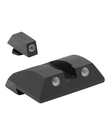 Meprolight USA 127403101 Tru-DotGreen Tritium White Outline Front Sight-Green Tritium White Outline Rear Sight Smith &amp; Wesson SIGMA/SDVE