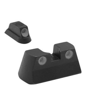 Meprolight USA 177763101 Tru-DotGreen Tritium White Outline Front Sight-Green Tritium White Outline Rear Sight CZ 75/82/83/85