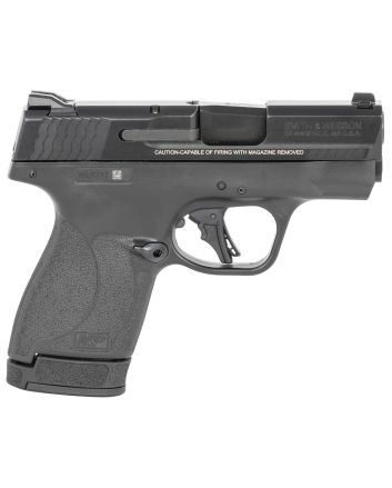 Smith &amp; Wesson 13248 M&amp;P Shield Plus Micro-Compact Frame 9mm Luger 10+1/13+1, 3.10" Black Armornite Stainless Steel Barrel &amp; Serrated Slide, Matte Black Polymer Frame,No Safety
