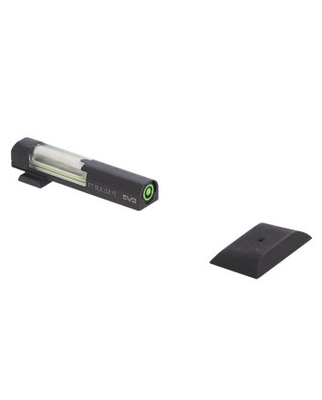 Meprolight USA 632213108 FT Bullseye Front Sight Green/Tritium/Fiber Optic Black Frame, Fits Smith &amp; Wesson M&amp;P Shield, Dovetail Mount