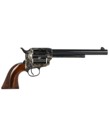 Taylors &amp; Company 550911 1873 Cattleman SAO 38-40 Win Caliber with 7.50" Blued Finish Barrel, 6rd Capacity Blued Finish Cylinder, Color Case Hardened Finish Steel Frame &amp; Walnut Navy Size Grip