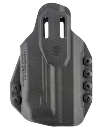 Blackhawk 416476BK StacheIWB Size 76 Black Polymer Belt Clip Compatible w/Glock 43X/48 w/SureFire XSC Ambidextrous
