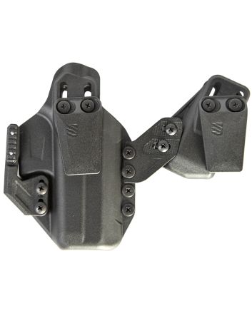 Blackhawk 416178BK StacheIWB Size 78 Black Polymer Belt Clip Fits Sig P365XL Ambidextrous