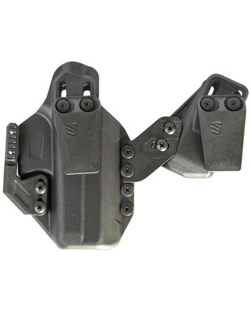 Blackhawk 416163BK StacheIWB Size 63 Black Polymer Belt Clip Fits S&amp;W Shield 9/40 Ambidextrous