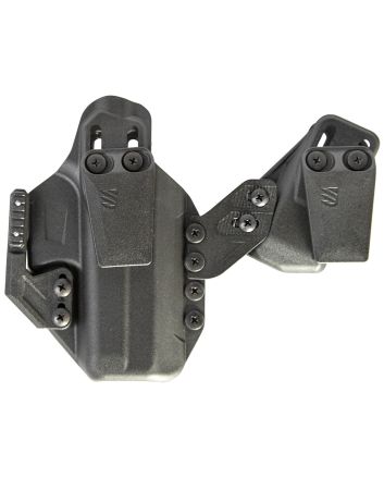 Blackhawk 416149BK StacheIWB Size 49 Black Polymer Belt Clip Fits Ruger LC9/EC9/LC380 Ambidextrous
