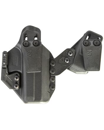 Blackhawk 416125BK Stache Premium Kit IWB Size 25 Black Polymer Belt Clip Fits S&amp;W M&amp;P 9/40 Ambidextrous