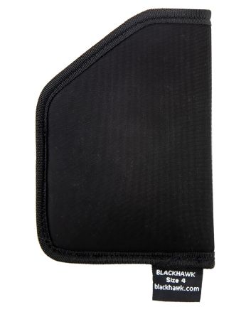 Blackhawk 40TP04BK TecGripPocket Size 04 Black Laminate Compatible w/Glock 42/43 Ambidextrous