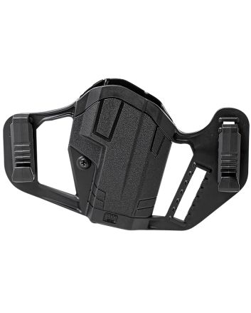 Uncle Mike's 79130 ApparitionIWB/OWB Black Polymer Belt Clip Compatible w/Glock 43/43X Ambidextrous