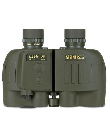Steiner 2681 M830r LRF 1535nm 8x30mm Floating Prism, Sports-Auto Focus, OD Green Makrolon w/Rubber Armor Features Tripod Mount