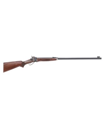 Taylors &amp; Company 210144 1874 Sharps Long Range 45-70 Gov 1rd 34" Black Half Octagonal Barrel, Color Case Hardened Rec, Fixed Walnut Checkered Stock