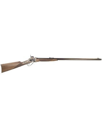 Taylors &amp; Company 210120 1863 Sharps Sporting 45 Cal Percussion 1rd 32" Blued Octagon Barrel, Color Case Hardened Rec, Walnut Furniture, Double Set Trigger, Dovetail Ladder Sight