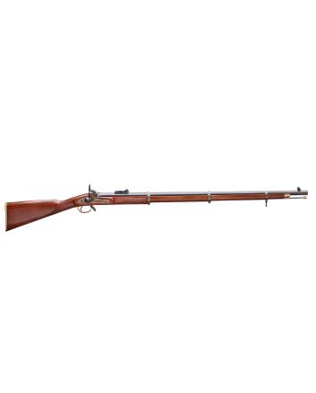 Taylors &amp; Company 210033 Enfield Whitworth451 Cal Percussion Musket Cap 36" Browned Hexagonal Barrel, Color Case Hardened Rec, Walnut Stock, Ladder Sight