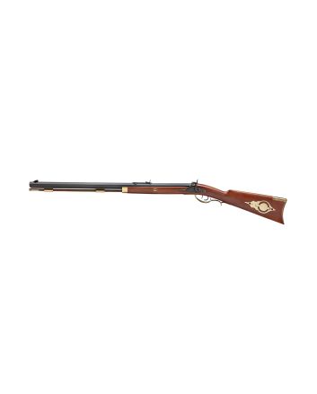 Taylors &amp; Company 210109 Hawken Target 50 Cal Percussion 28" Blued Octagon Barrel, Color Case Hardened Rec, Brass Accents, Fixed Walnut Stock, Double Set Trigger, Adjustable Buckhorn Sight Left Hand