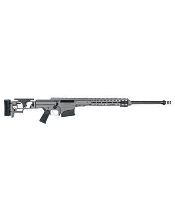 Barrett 18498 MRAD6.5 Creedmoor 24" 10+1 Tungsten Gray Cerakote Gray Fixed Adjustable Comb Stock Black Polymer Grip Right Hand