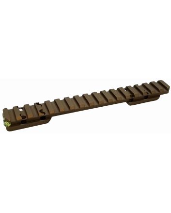 Talley PLMHC735AC Browning X-Bolt 20 MOA Picatinny Rail with Anti-Cant IndicatorSmoked Bronze Long Action 20 MOA