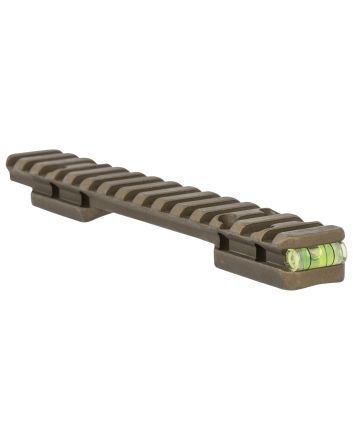 Talley P0MHC735ACI Picatinny Rail w/Anti-Cant Indicator Burnt Bronze Fits X-Bolt Short Action 20 MOA