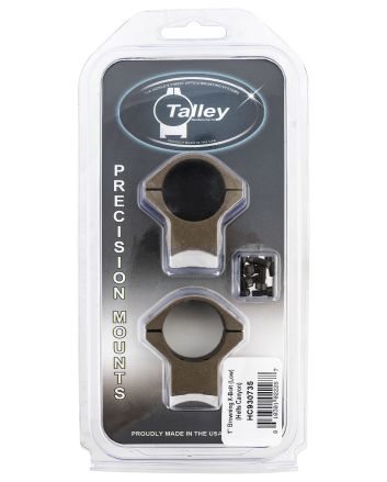 Talley HC930735 Scope Mount/Ring ComboBurnt Bronze Aluminum 1" Tube X-Bolt Low Rings Short/Long Action 0 MOA