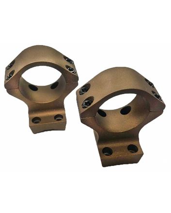 Talley HC740735 Scope Mount/Ring ComboBurnt Bronze Aluminum 30mm Tube X-Bolt Medium Rings Short/Long Action 0 MOA