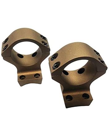 Talley HC840735 Scope Mount/Ring ComboBurnt Bronze Aluminum 34mm Tube X-Bolt Medium Rings 0 MOA