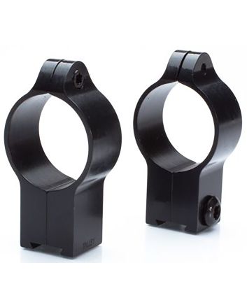 Talley 22CZRH Rimfire RingsBlack CZ 452 European/455/457/512/513 1" High 0 MOA