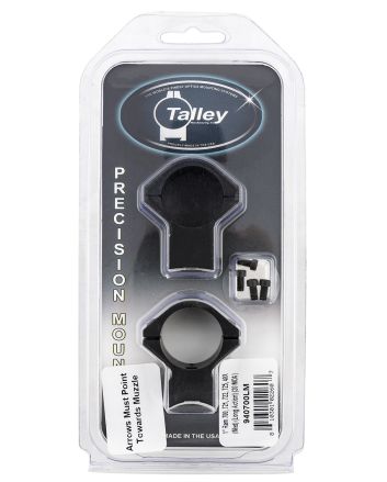 Talley 940700LM Scope Mount/Ring ComboBlack Anodized Aluminum 1" Tube Remington 700/721/722/725/40X Medium Rings Long Action 20 MOA