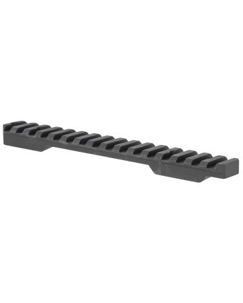Talley PS0258725 Savage Picatinny RailBlack Anodized Short Action 0 MOA