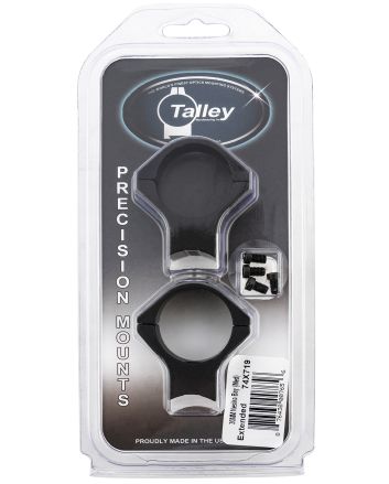 Talley 74X719 Savage Scope Mount/Ring Combo Black Anodized 30mm Medium Extended 0 MOA