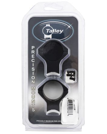 Talley 75X719 Scope Mount/Ring ComboBlack Anodized Aluminum 30mm Tube Savage (8-40) Round Receiver w/Accutrigger High Rings 0 MOA