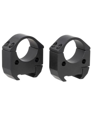 Talley TMS10H Modern SportingBlack Anodized Aluminum 1" Tube High Picatinny Rail 0 MOA