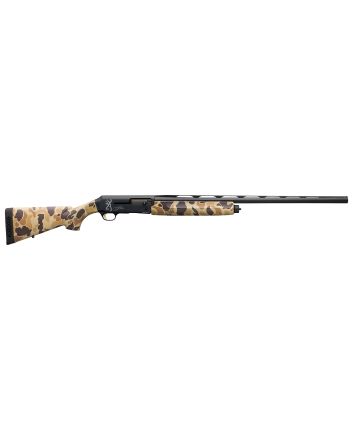 Browning 011431204 Silver Field 12 Gauge 28" 3.5" 4+1, Alloy Receiver With Black/Charcoal Bi-Tone Finish, Vintage Tan Camo Synthetic Stock With Textured Gripping Surface