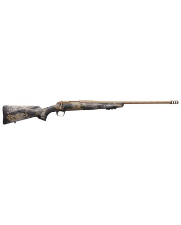 Browning 035538288 X-Bolt Mountain Pro 28 Nosler 3+1 26" MB Fluted Burnt Bronze Cerakote Accent Graphic Black Carbon Fiber Stock Right Hand (Full Size)