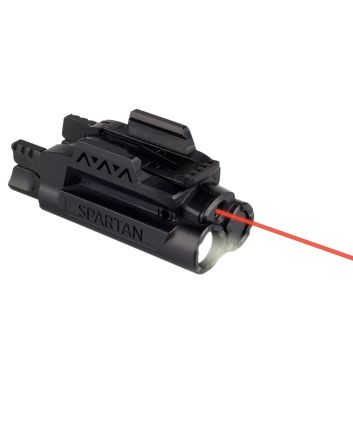 LaserMax SPSCR Red Spartan Light/LaserBlack 120 Lumens White LED