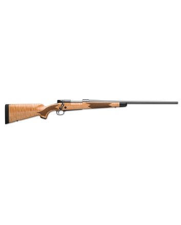 Winchester Repeating Arms 535218299 Model 70 Super Grade 6.8 Western Caliber with 3+1 Capacity, 24" Barrel, Polished Blued Metal Finish, Gloss AAA Maple Stock &amp; No Sights Right Hand (Full Size)