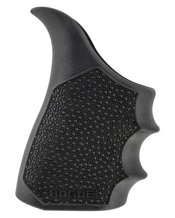 Hogue 18210 HandAll Beavertail Grip Sleeve made of Polymer with Black Finish, Cobblestone Texture &amp; Finger Grooves for Glock 43X, 48