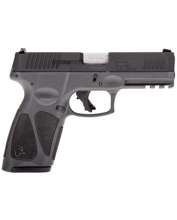 Taurus 1G3B941G15 G3Full Size Frame 9mm Luger 15+1 4" Matte Stainless Steel Barrel, Matte Black Tenifer Cerakote Serrated Steel Slide, Gray Polymer Frame w/Picatinny Rail, Polymer Grip, Right Hand