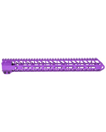 Timber Creek Outdoors ME15HGPPA Enforcer 15 Inch Hand Guard M-LOKPurple Anodized