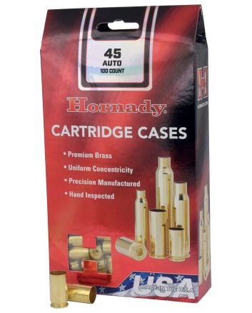Hornady 8602 Unprimed Cases Cartridge 22 Hornet Rifle Brass
