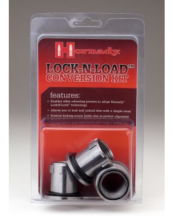 Hornady 044099 Lock-N-Load Conversion Kit Silver Multi Caliber Steel