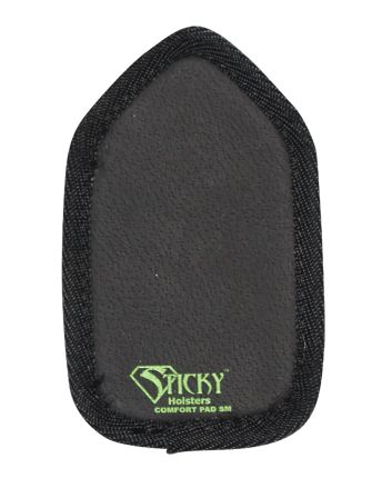 Sticky Holsters COMFORTPADSM Comfort Pad Holster Cushion IWB Size Small Black Foam Hook &amp; Loop Ambidextrous