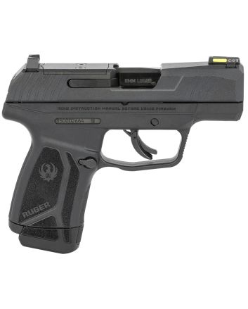 Ruger 3500 Max-99mm Luger 12+1 3.20" Black Oxide Alloy Steel Barrel, Black Oxide Optic Ready/Serrated Steel Slide, Black Polymer Frame, Black Polymer Grip, Right Hand
