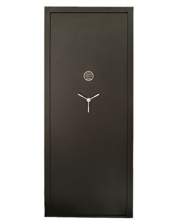 SnapSafe 75415 Vault DoorIn-Swing Black 12 Gauge Steel 36.8" W x 81"H Access Code/Key Entry