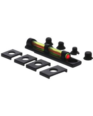 TruGlo TG-TG949D Tru-Bead Universal Green Outside w/Red Center Fiber Optic Front Sight w/.120" Fiber Diameter Black Frame for Shotguns