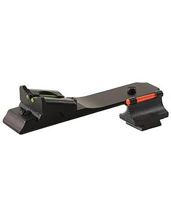 TruGlo TGTG112 Lever Action Rifle SightsBlack 0.450" 3-Dot Red Front, Green Rear Adjustable Winchester/Henry/Marlin Rifles