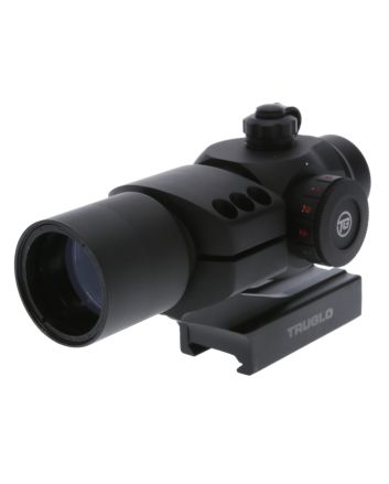 TruGlo TG-TG8230RB TritonBlack Anodized 1x 30mm 3 MOA Illuminated Tri-Color Center Dot Reticle