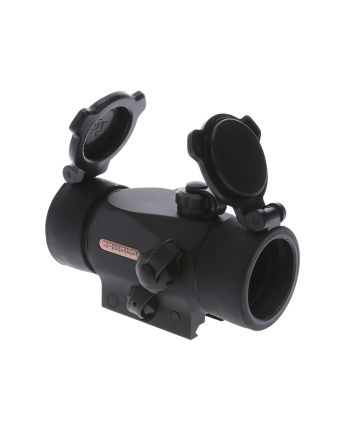 TruGlo TG-TG8230B TritonBlack Anodized 1x 30mm 5 MOA Illuminated Tri-Color Dot Reticle Clamshell Packaging